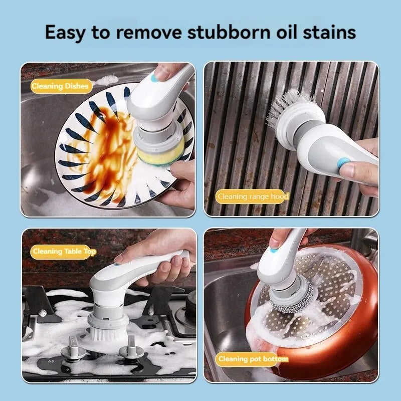 3-in-1 Electric Cleaning Brush Multi-functional