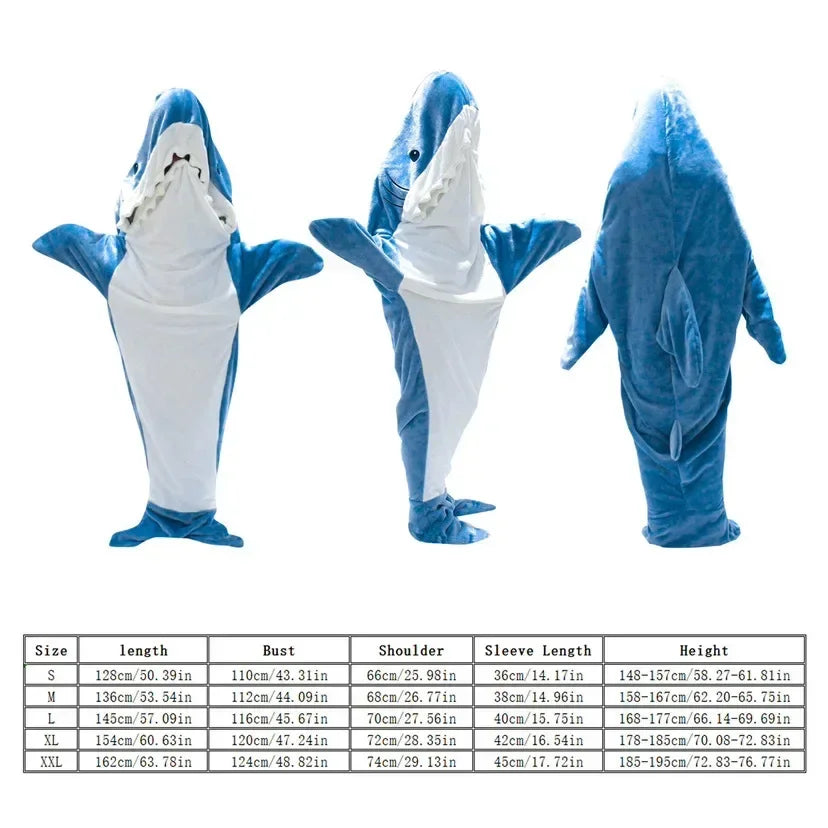 Shark Pajamas For Kids and Parents