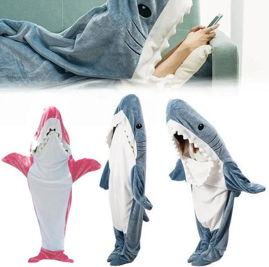 Shark Pajamas For Kids and Parents