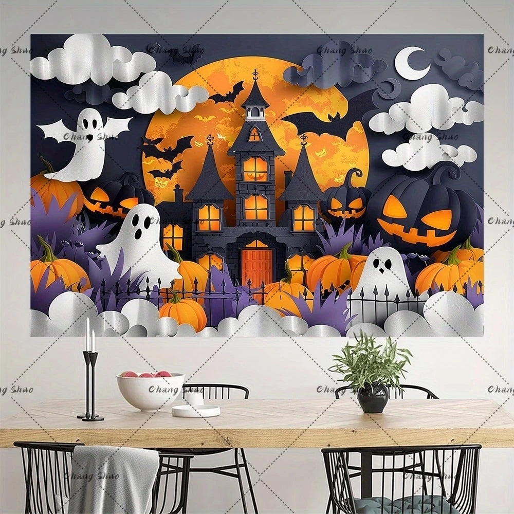 Halloween BackdropParty Decoration