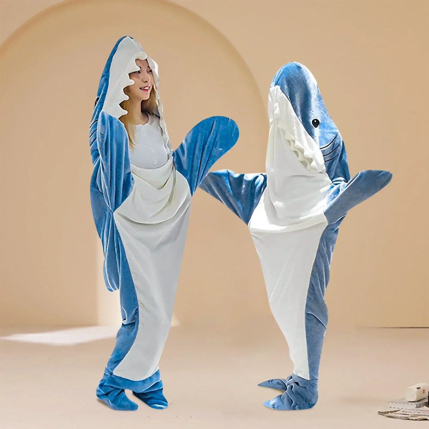 Shark Pajamas For Kids and Parents