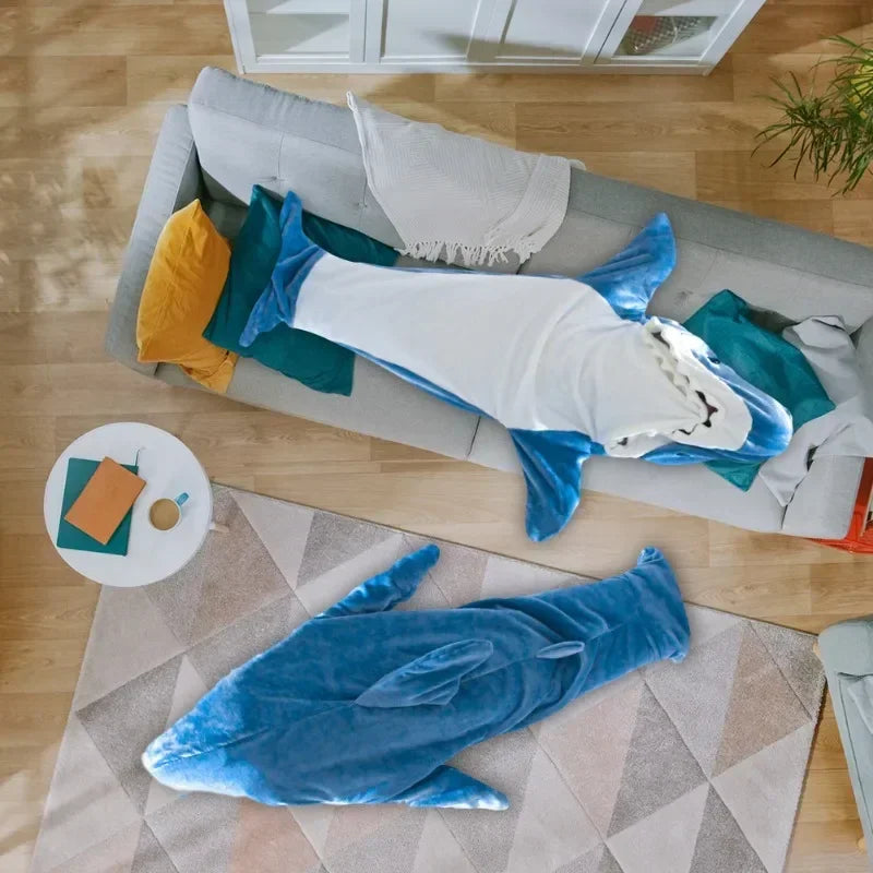 Shark Pajamas For Kids and Parents