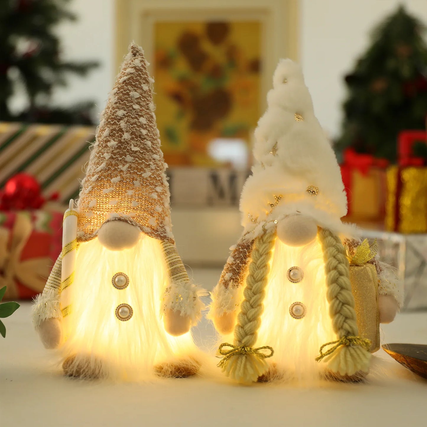 LED Glowing Gnome Christmas Decorations