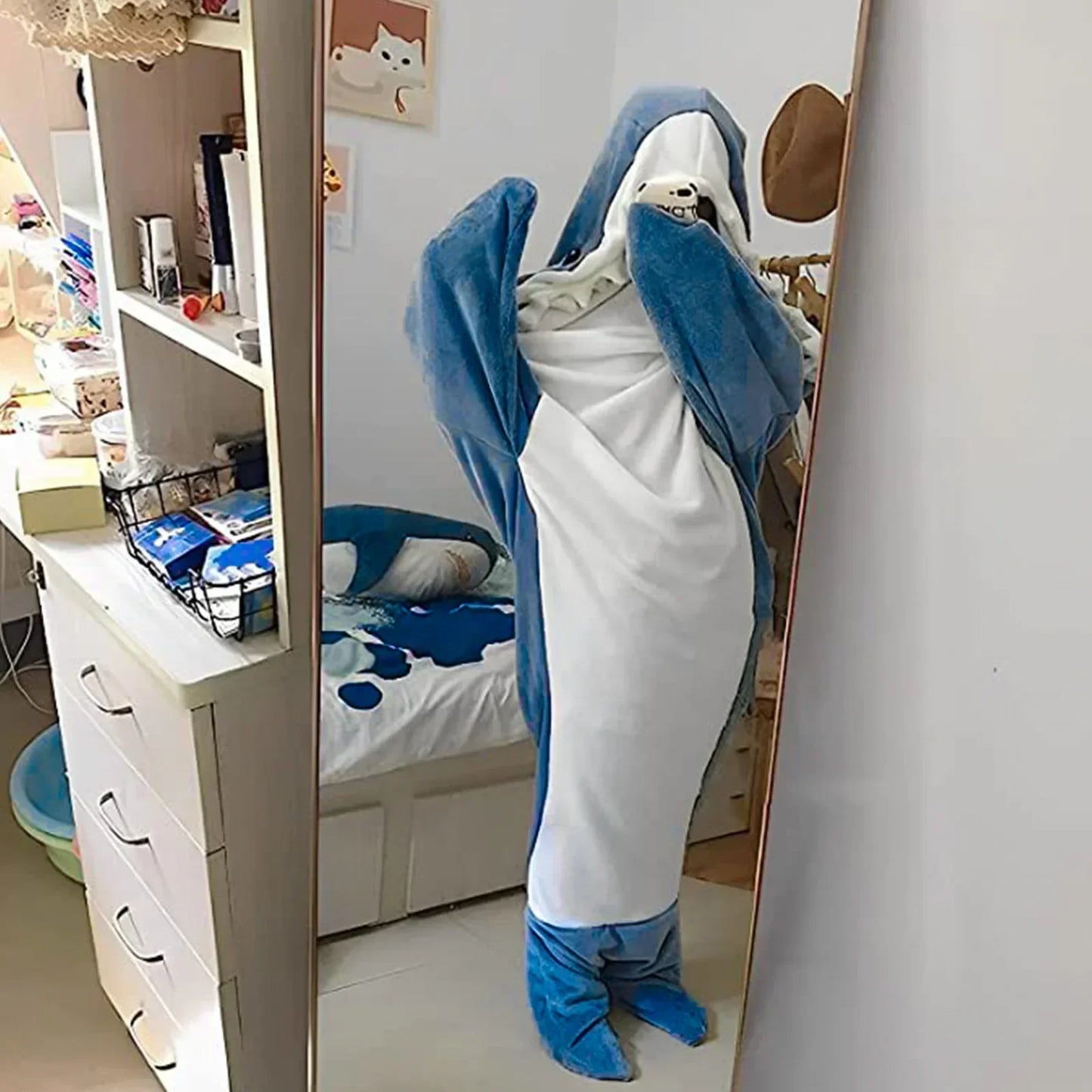 Shark Pajamas For Kids and Parents