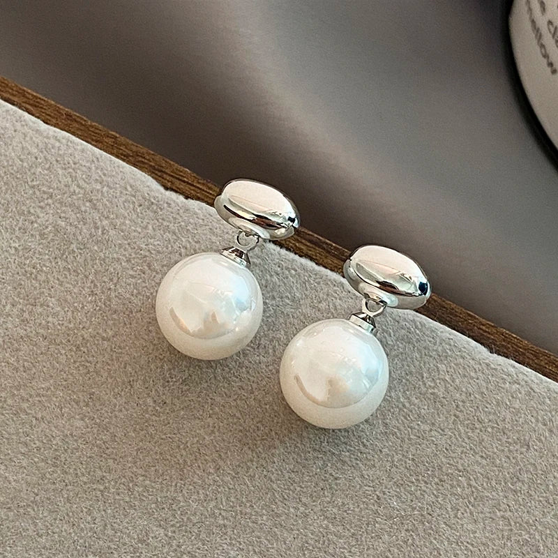 3 New Elegant Gold Pearl Earrings