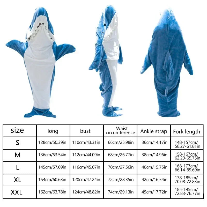 Shark Pajamas For Kids and Parents