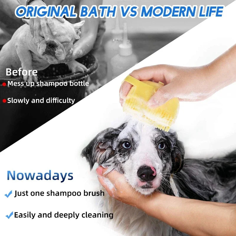 Pet Dog  Shampoo Brush