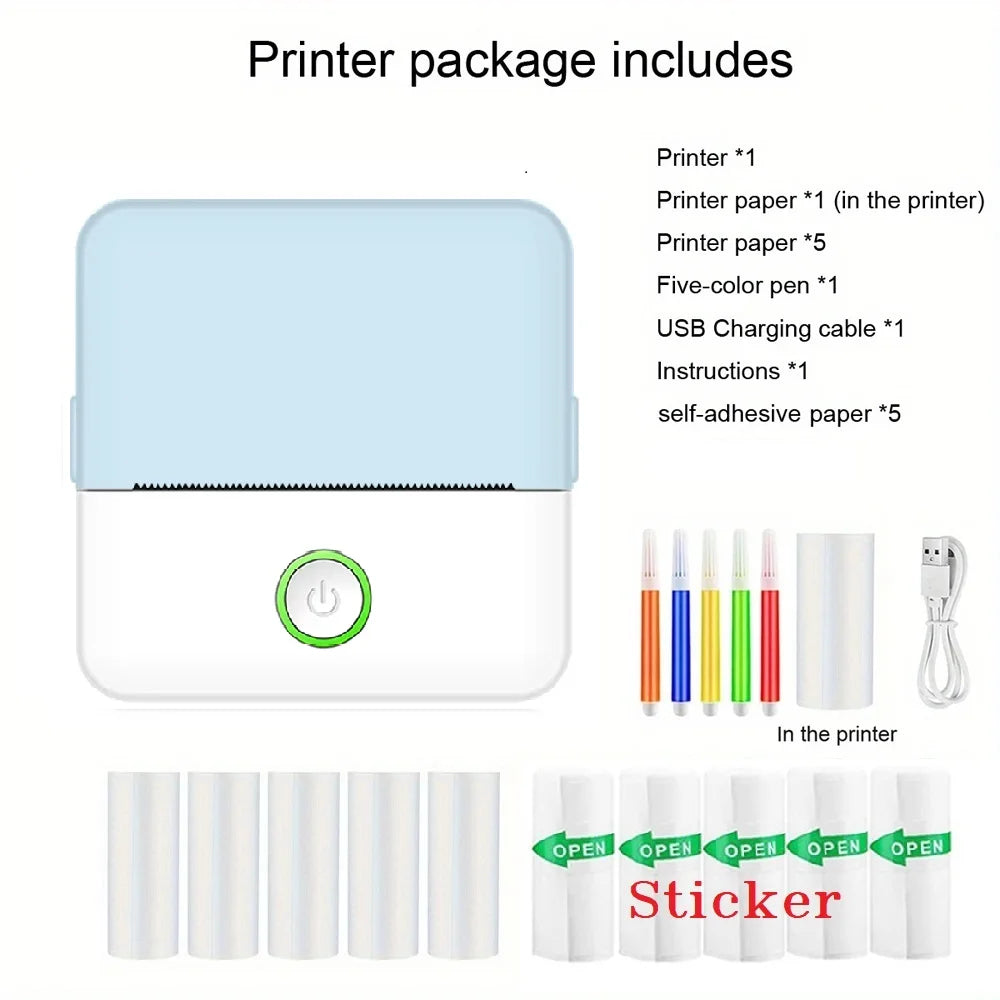 Mini HD Portable Printer