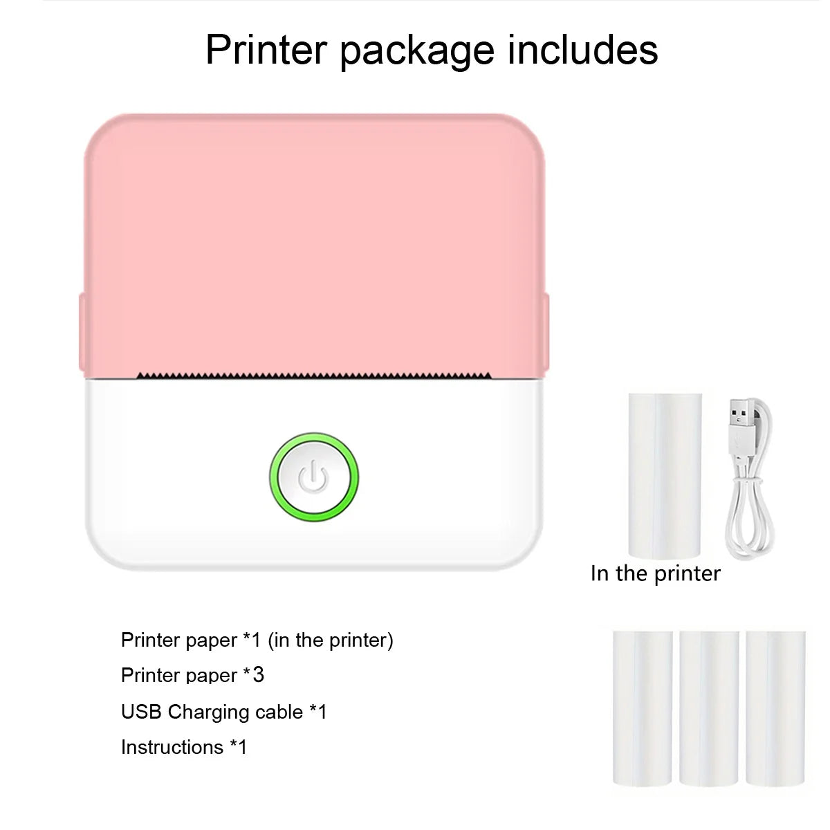 Mini HD Portable Printer