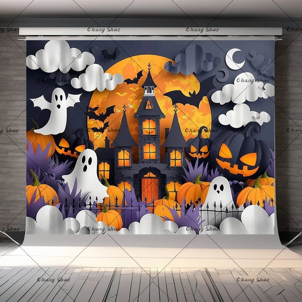 Halloween BackdropParty Decoration