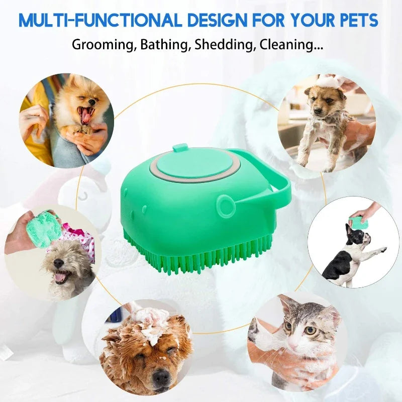 Pet Dog  Shampoo Brush